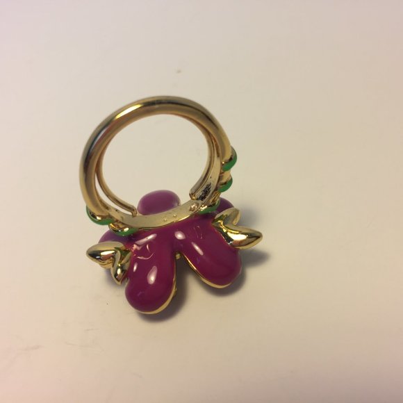 JUICY COUTURE Floral Ring Adjustable Ring - Picture 10 of 14